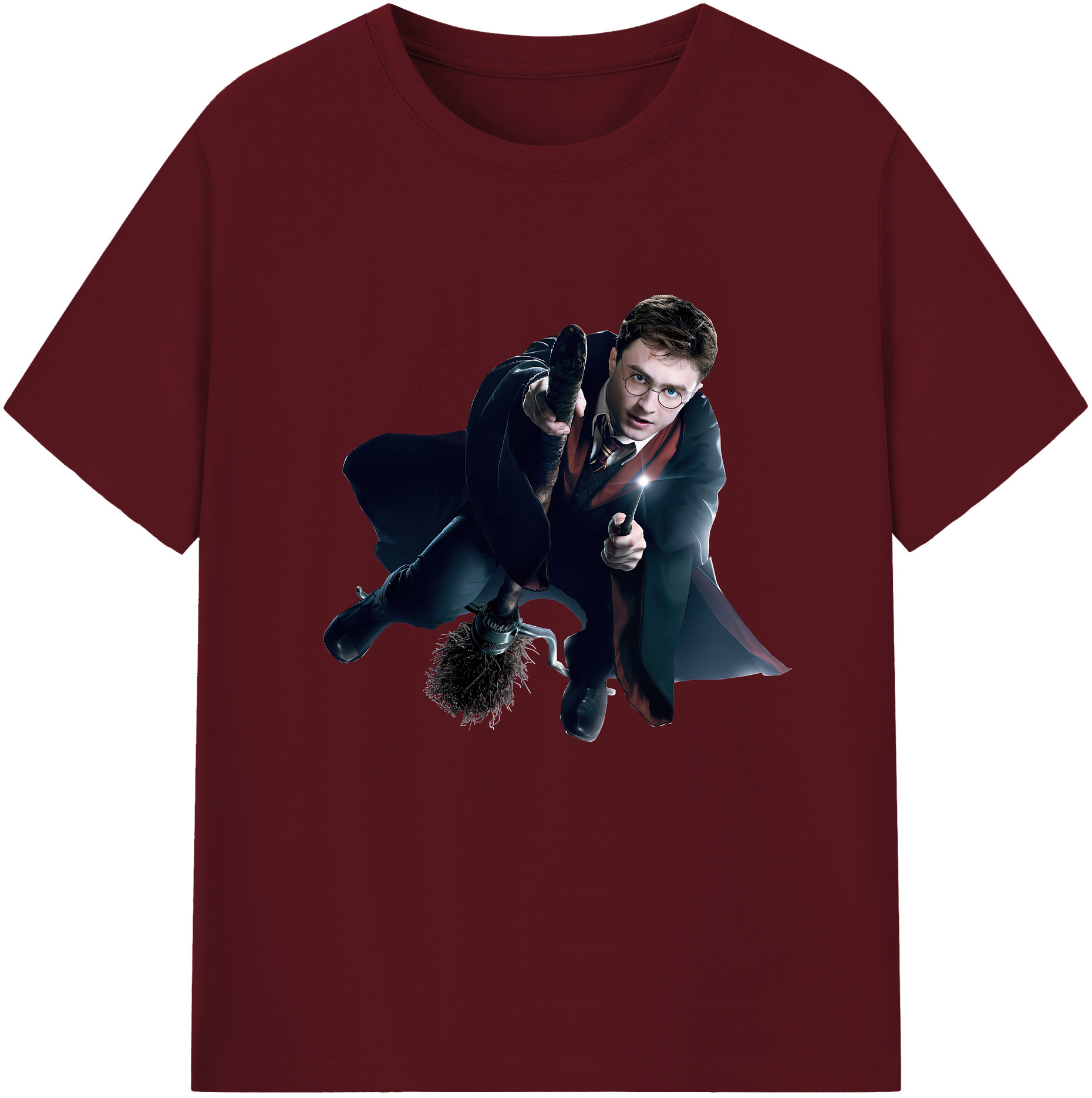 （画像用） Harry Potter ハリー・ポッターシリーズ 綿100％半袖Tシャツ（フロントプリント）